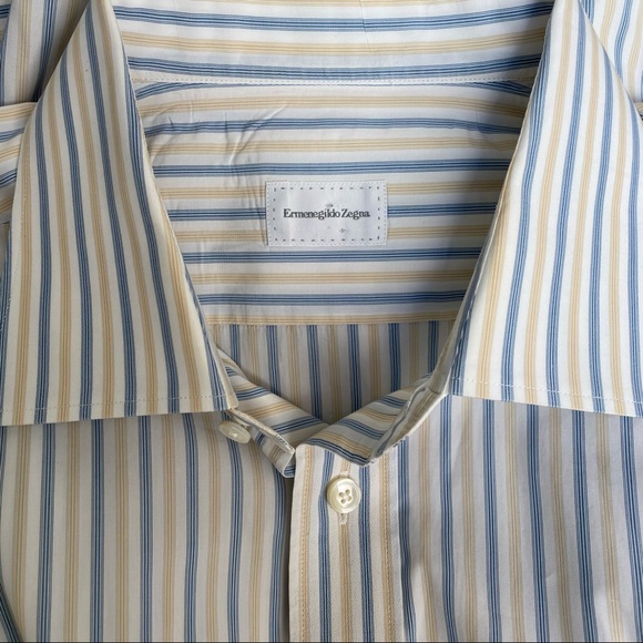 Ermenegildo Zegna Striped Dress Shirt - Picture 10 of 12